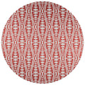 Sedona Sn6 Red Southwestern Rug Round 6' X 6'