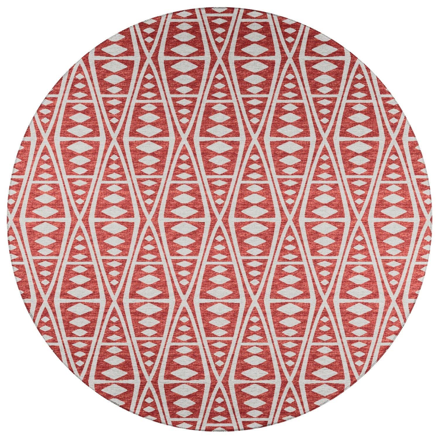 Sedona Sn6 Red Southwestern Rug Round 10' X 10'