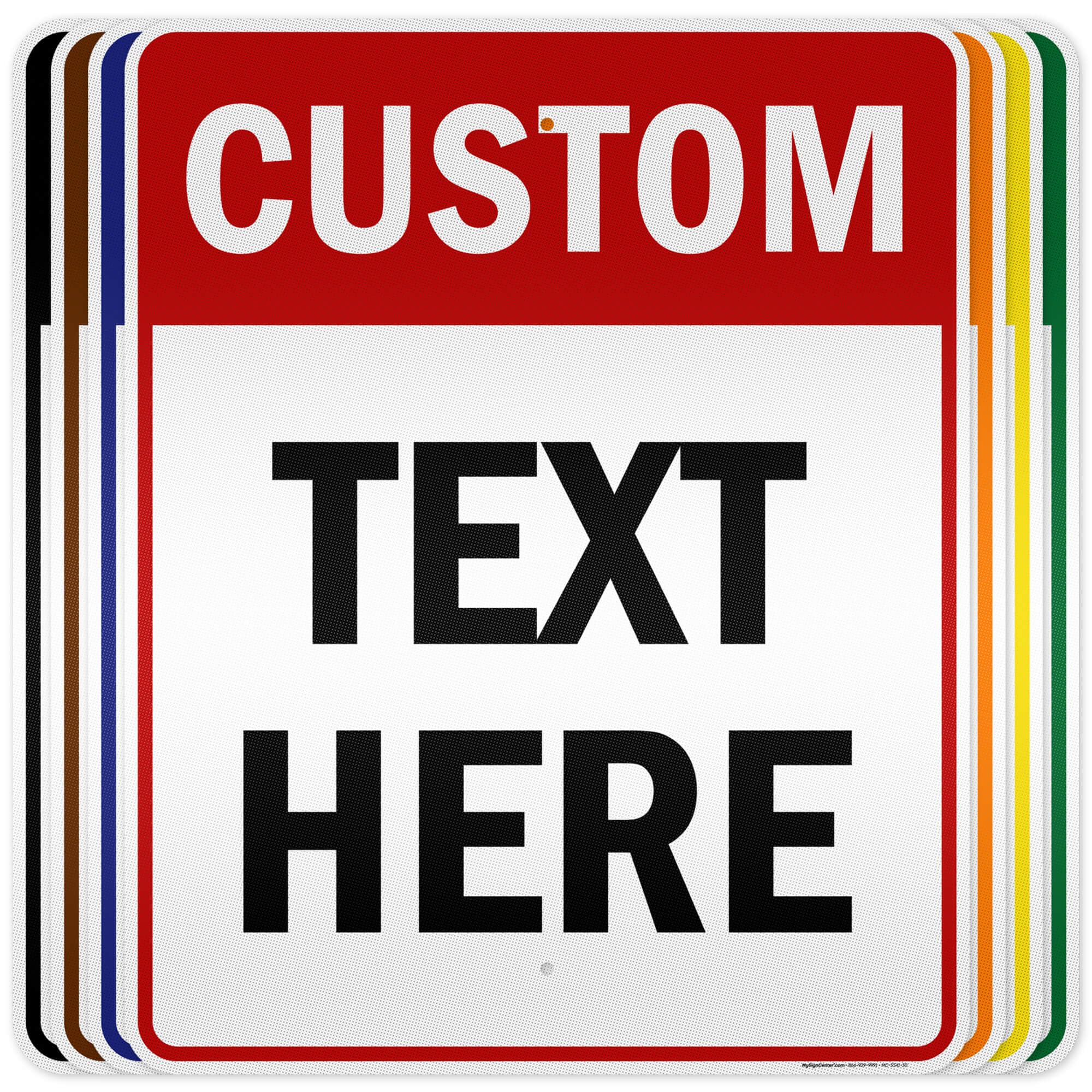 Custom Sign, Custom Sign For Business, Indoor/Outdoor Use. 24X30 Inches, 3M Egp Reflective, Rust Free .080 Aluminum, Fade Resist