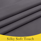 Nicetown Sightlight Door Window Curtains, Privacy Door Window Covering Thermal Insulate Tis Up Shade For Patio Door Glass Door Front Door, 12W X 72L Inches, Grey, 1 Panel