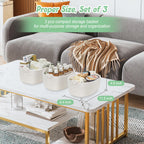 Small Rope Baskets For Organizing - Off White Storage Basket - Cotton Rope Organizer Basket - Cute Toy Basket - Empty Gift Baske