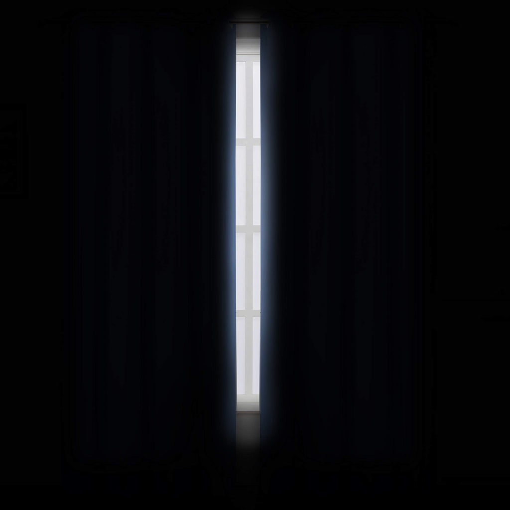 Lemomo Blackout Curtains 66 X 95 Inch/Sky Blue Curtains Set Of 2 Panels/Thermal Insulated Room Darkening Bedroom Curtains