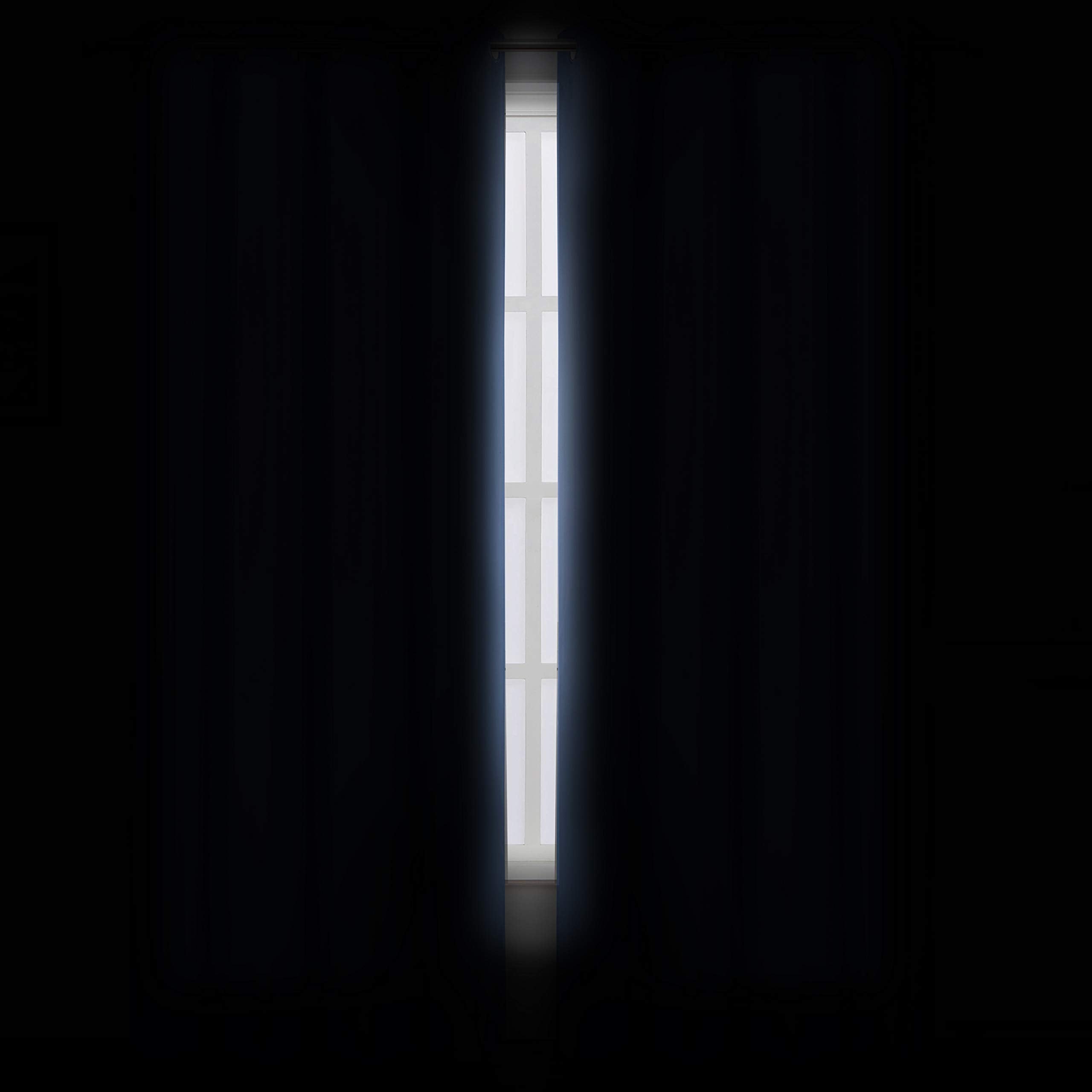 Lemomo Blackout Curtains 66 X 95 Inch/Sky Blue Curtains Set Of 2 Panels/Thermal Insulated Room Darkening Bedroom Curtains