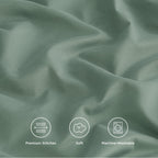 Bedsure Queen Pillowcases Set Of 2 - Iceberg Green Pillow Cases Queen Size 2 Pack 20 X 30 Inches, Brushed Microfiber, Pillow Case Covers With Envelop Closure