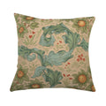 Charlotte Home Furnishings Inc. Arabesques W/Orange Tree Light Square Throw Pillow Cover - 19 X 19 Decorative Boho Cushion Cotto