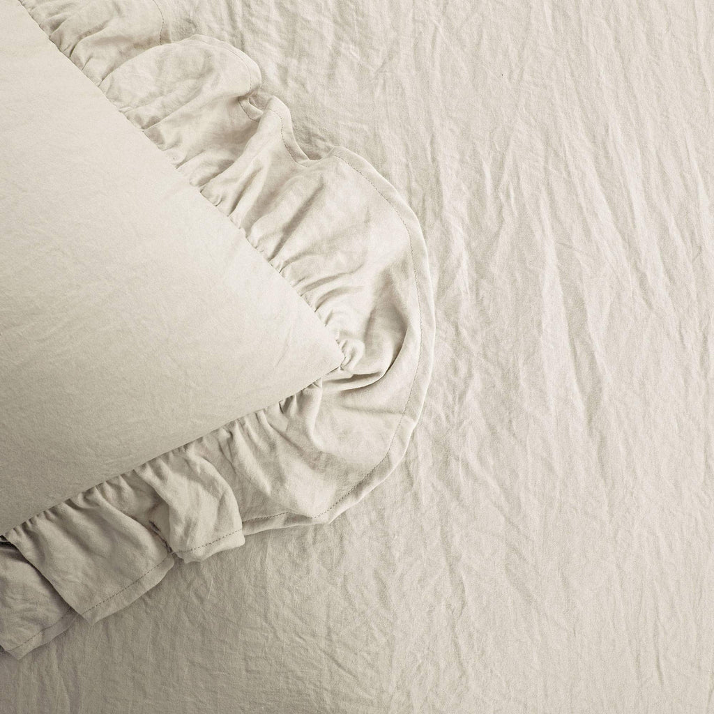 Lush Decor Reyna Ruffle Comforter Set - 3 Piece Cozy Ruffled Bedding Set - Timeless Elegance And Comfort For Dorm Room - Full/ Q