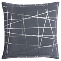 Rizzy Home | T11966 | 20"X20" Gray/Metallic/ Decorative Pillow | Cover Only