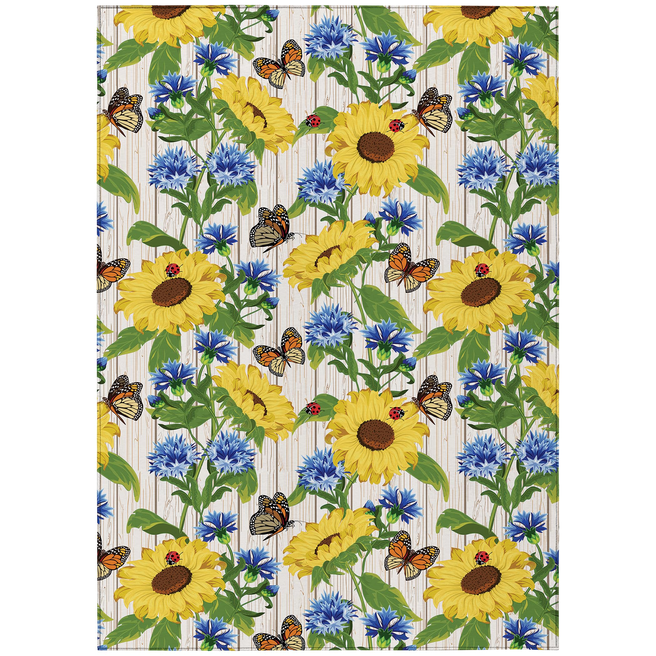 Dalyn Rugs Kendall KE16 Beige 3' x 5' Indoor Outdoor Area Rug, Easy Clean, Machine Washable, Non Shedding, Bedroom, Living Room,