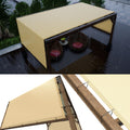 ColourTree 8  x 9  Beige Waterproof Pergola Sun Shade Canopy Replacement Cover UPF50, Commercial Grade 260 GSM Cloth for Outdo