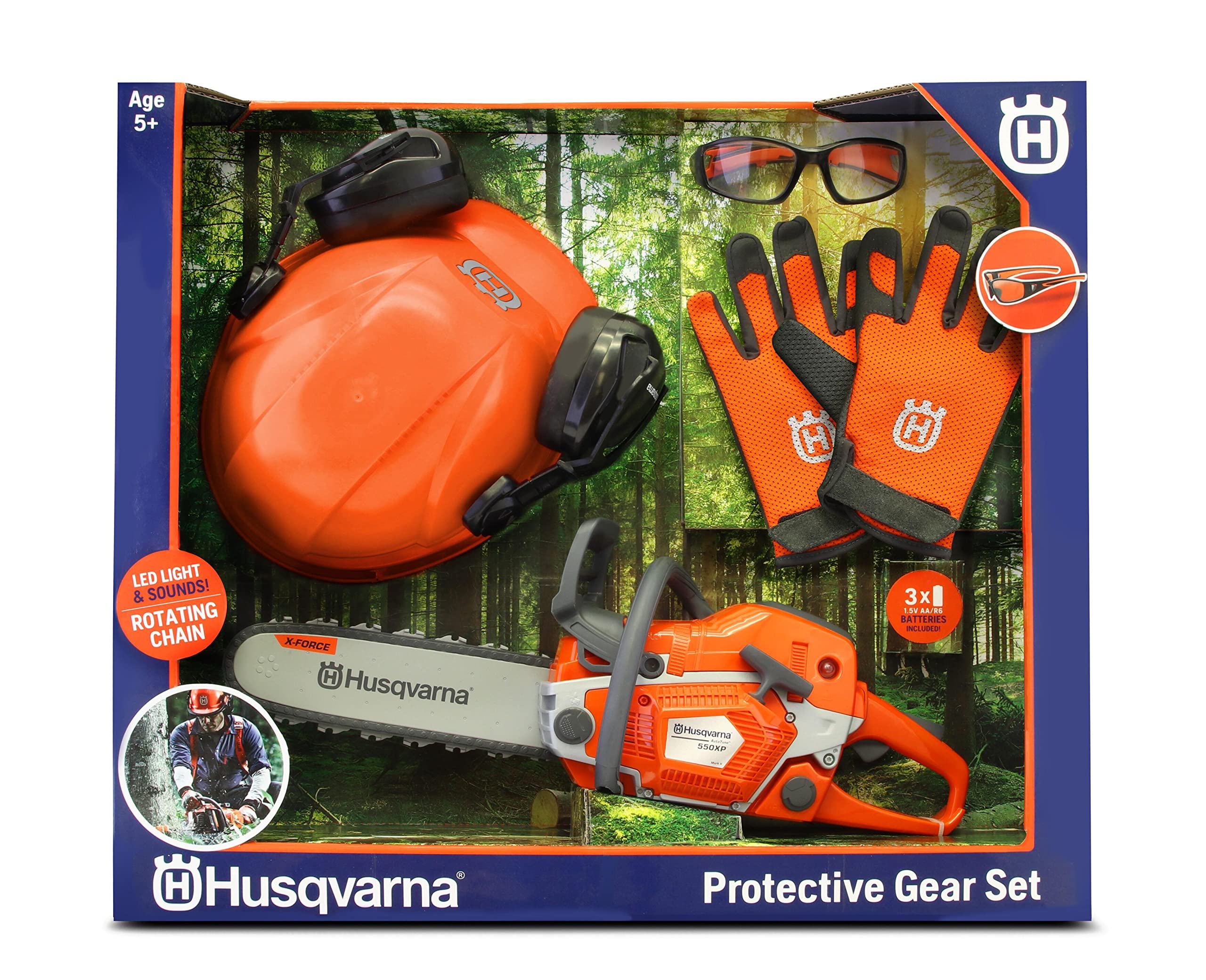 Husqvarna 550Xp Toy Chainsaw And Ppe Kit