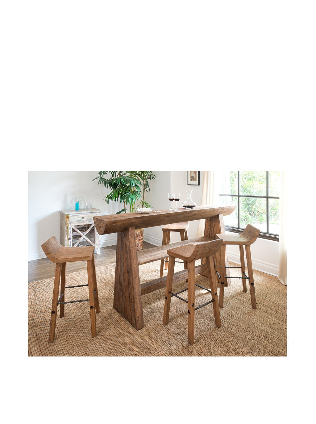 Reagan Low Back Barstool By Kosas Home, Honey Brown (Reagan Bar)