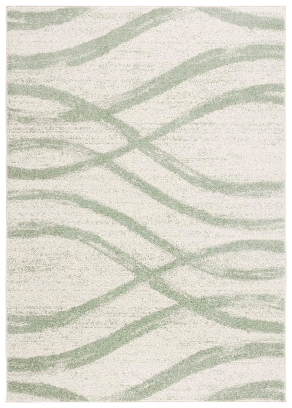 Safavieh Adirondack Collection Area Rug - 3' x 5', Ivory & Sage, Contemporary Design, Stain Resistant, Ideal for High Traffic Ar