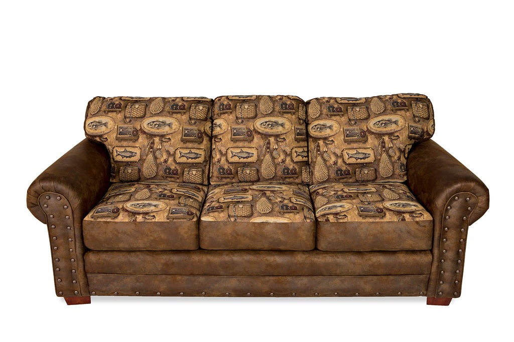American Furniture Classics Model River Bend Sleeper Sofa, Brown