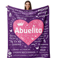 Henazin Grandma Gifts In Spanish, Gifts For Grandma, Mothers Day Birthday Gifts For Grandma, Abuelita Gifts, Abuelita Blanket 50