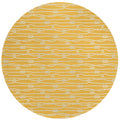 Addison Rugs Harpswell Ahp37 Gilded 8' X 8' Indoor Outdoor Round Rug, Easy Clean, Machine Washable, Non Shedding, Bedroom, Living Room, Dining Room, Kitchen, Patio Rug