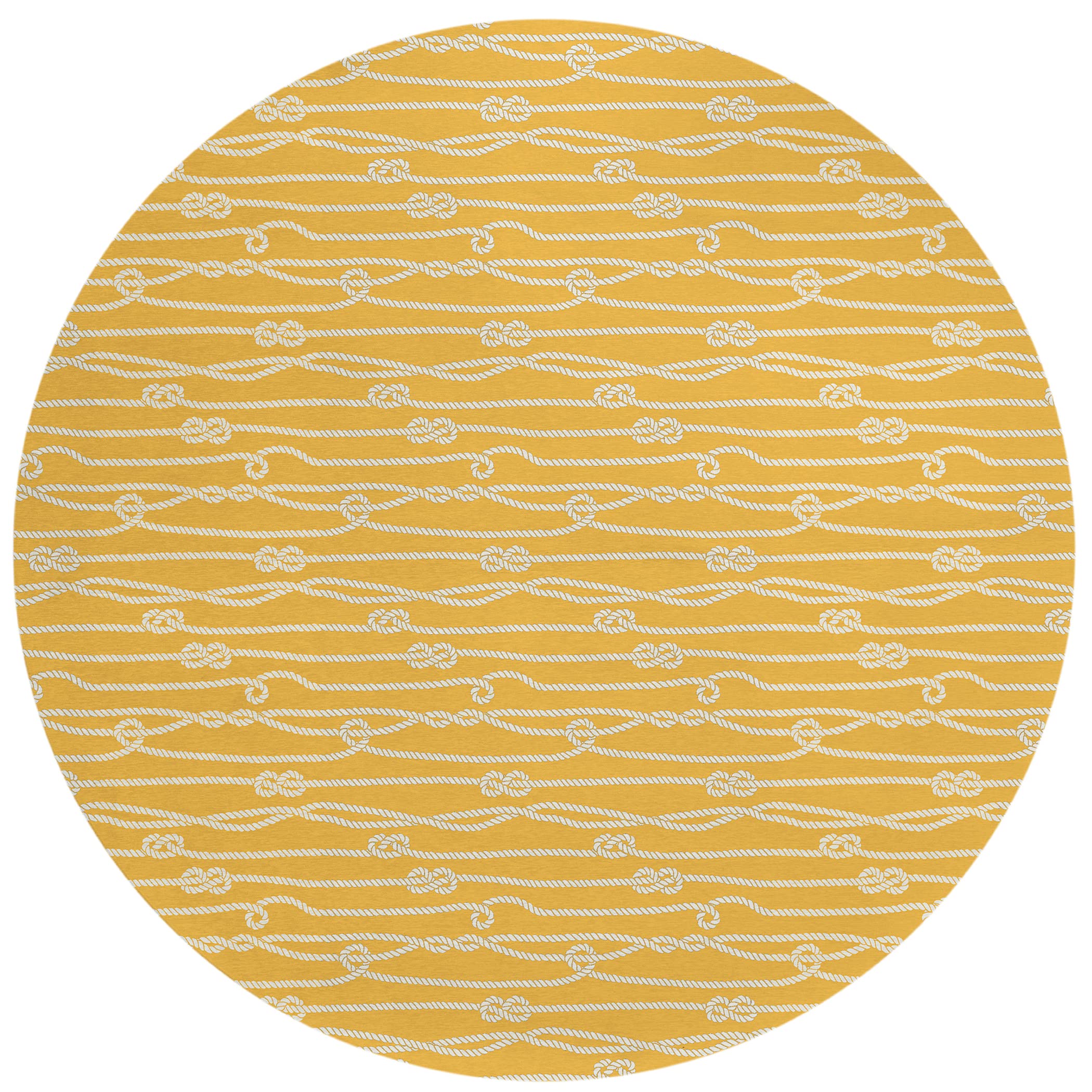 Addison Rugs Harpswell Ahp37 Gilded 8' X 8' Indoor Outdoor Round Rug, Easy Clean, Machine Washable, Non Shedding, Bedroom, Living Room, Dining Room, Kitchen, Patio Rug