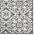 Nicole Miller New York Patio Country Danica Transitional Geometric Indoor/Outdoor Area Rug, Black/Grey, 5'2'X7'2'