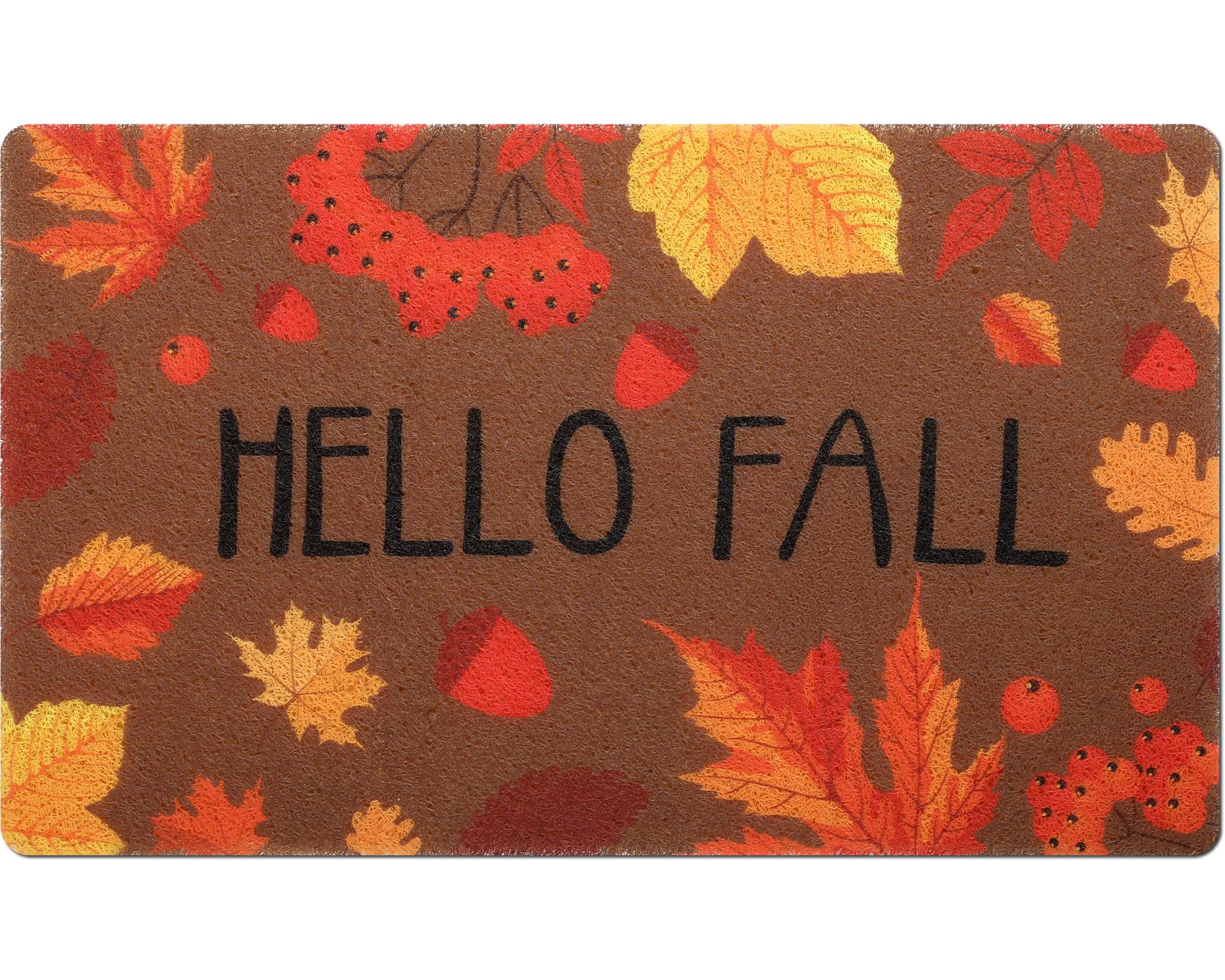Mindsoft Hello Fall Welcome Doormat Maple Leaves Fall Mat Rug Thanksgiving Front Door Mat Autumn Front Door Rug For Home Indoor