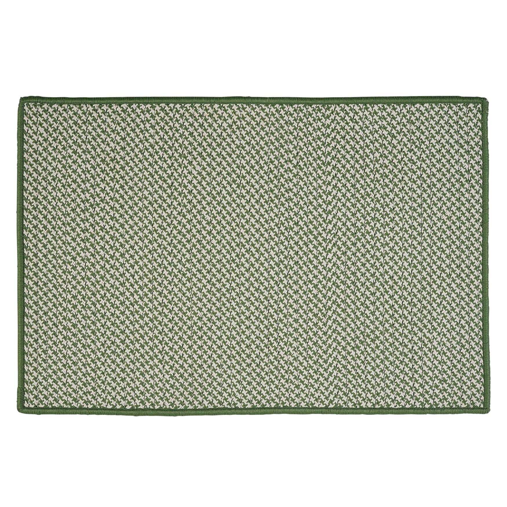 Colonial Mills Houndstooth Doormats - Leaf Green 35&quot; X 54&quot;