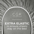 Twin Size Fitted Bed Sheet - Hotel Luxury Single Fitted Bottom Sheet Only - Fits Mattress Between 8 To 16 Inches - Deep Pockets, Extra Soft & Wrinkle Free - Comfy Breathable & Cooling - Heathered Grey