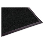 Genuine Joe GJO02404 Rubber Ultraguard Berber Wiper/Scraper Mat, 72" Length x 48" Width, Charcoal Black