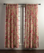 Maison D' Hermine Curtains 100% Cotton Single Panel Curtain 50 Inch X 84 Inch Easy Hanging With A Rod Pocket & Loop For Bathroom