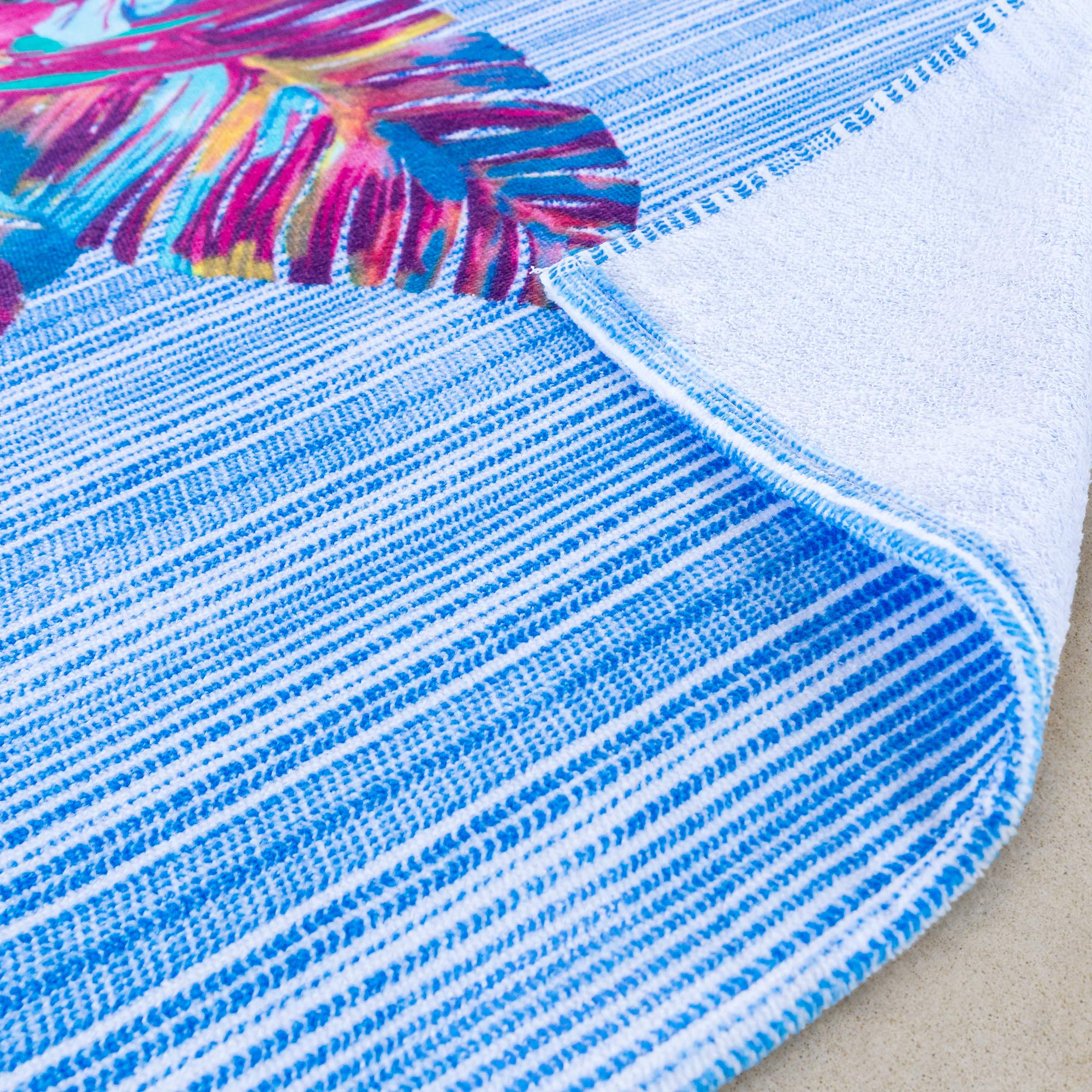 Softerry Flamingo Beach Towel 30 X 60 Inches 100% Cotton (Pink Flamingo, 30'' X 60'')