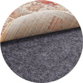 Veken 5 Ft Round Non Slip Cushioned Rug Pad Gripper, Felt and Silicone Backing, 1/4 inch Thick Carpet Liner for Hardwood Floors 