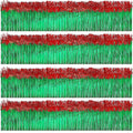 Juexica Parade Float Decorations with Foil Fringe Garland Set and Metallic Twist Garland Set Shiny Metallic Tassel Banner Ideal 