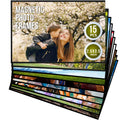 15 Pack 2.5x3.5 Magnetic Picture Frames for Refrigerator Wallet - Small Magnet Picture Frames for Fridge Magnetic Photo Sleeves 