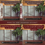 Trumiri Incense Sticks - Combo Pack Of 40 Insence-Sticks - 20 Dragons Blood + 20 Palo Santo - Insenses - Insents - Incents - Ins