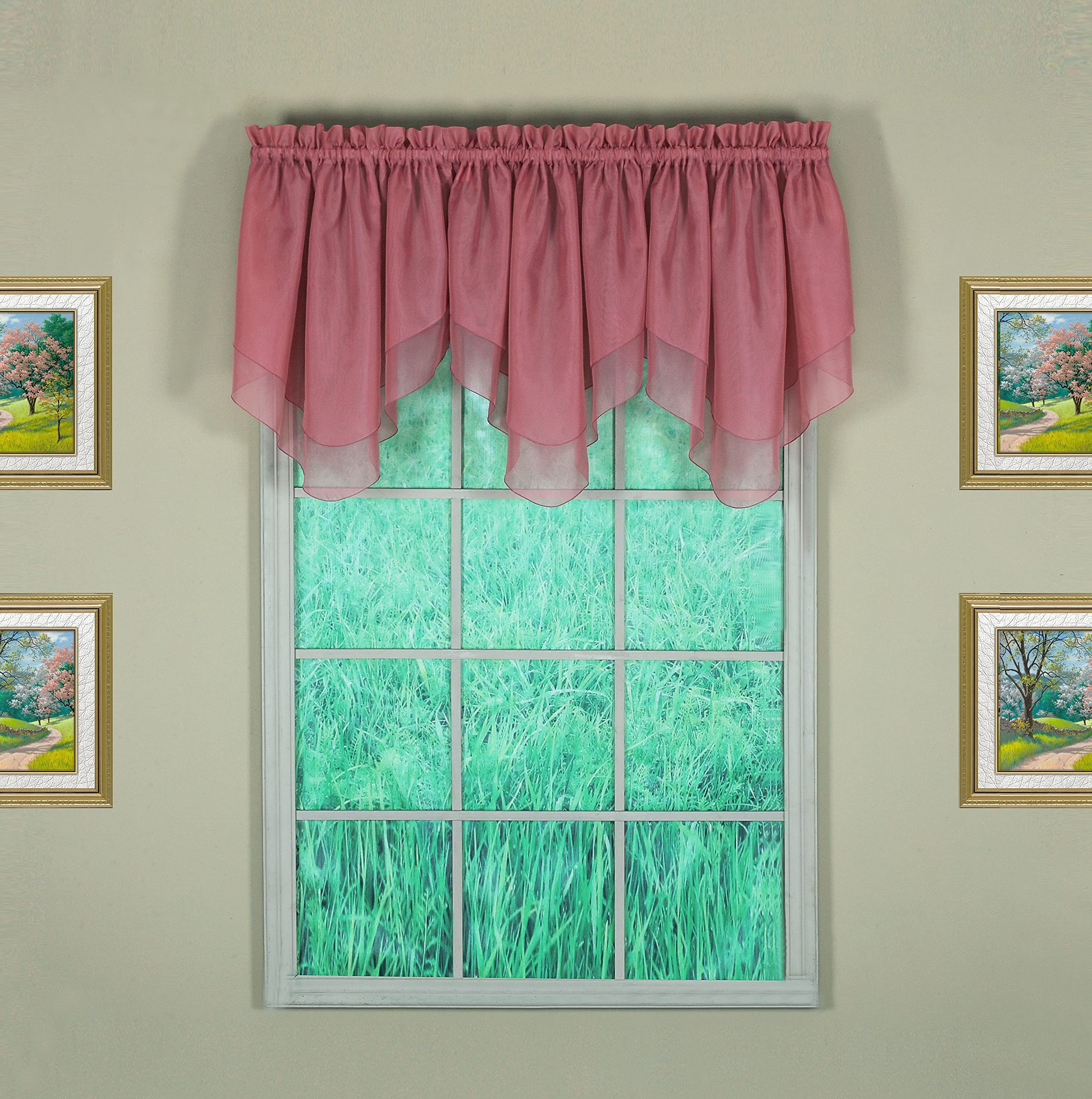 Today'S Curtain Emelia Original Voile Ascot 25', Mauve, 40' W X 25' L