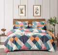 Tib The Intellect Bazaar Glace Cotton Elastic Fitted Bedsheets King Size Double Bedsheet With 2 Pillow Covers (72 X 72) ZigZa M