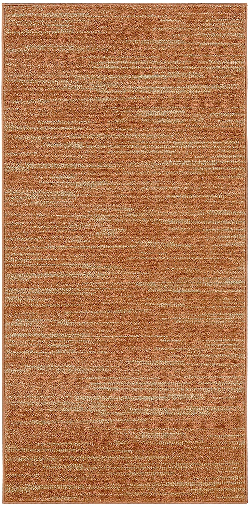 Nourison Essentials Indoor/Outdoor Rust 2' X 4' Area Rug, Easy Cleaning, Non Shedding, Bed Room, Living Room, Dining Room, Backyard, Deck, Patio (2X4)