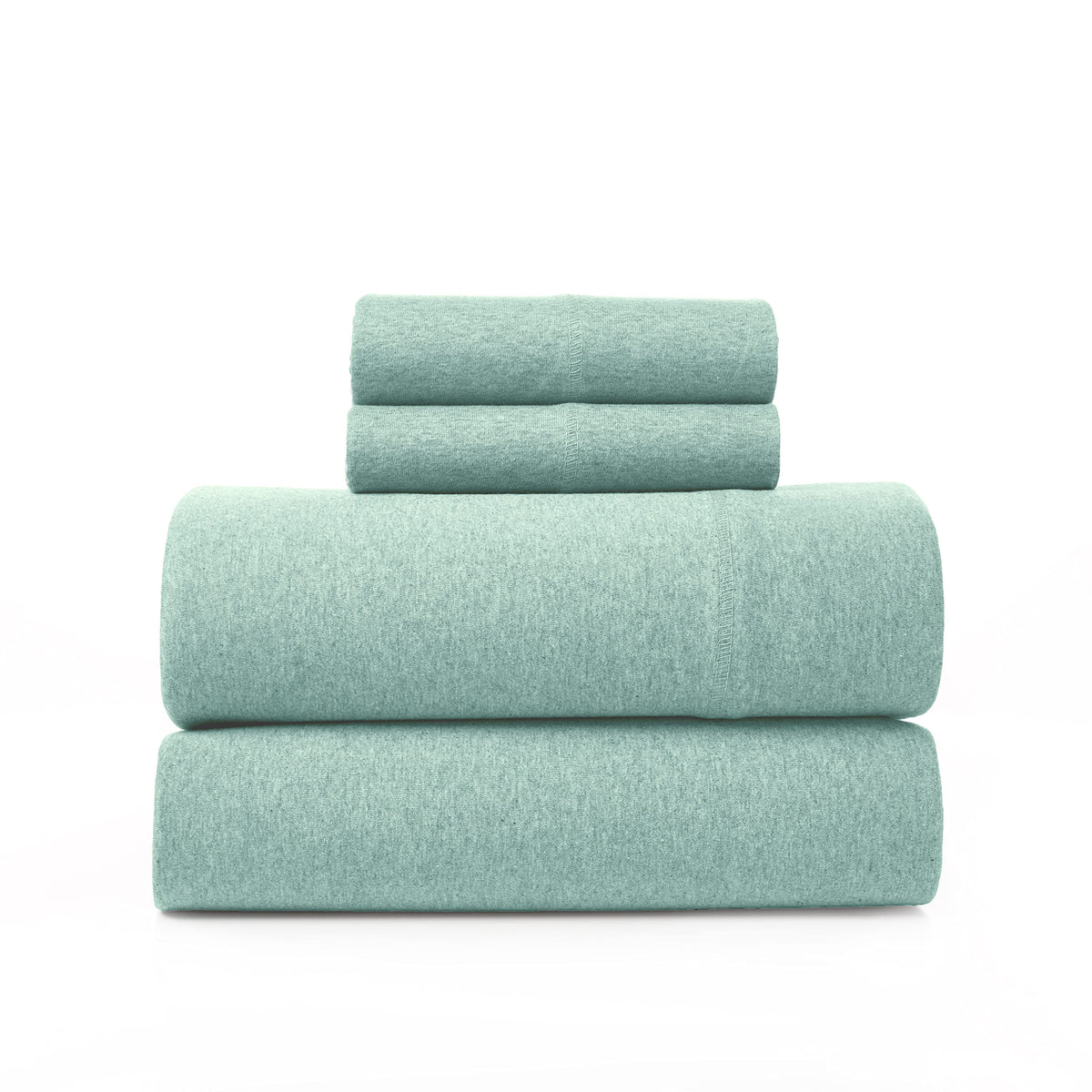Road Trip America Jersey Sheets Set - 100% Cotton 4 Pieces Full Set - T-Shirt Soft Knit Stretchy Bed Sheets - All Seasonal And D