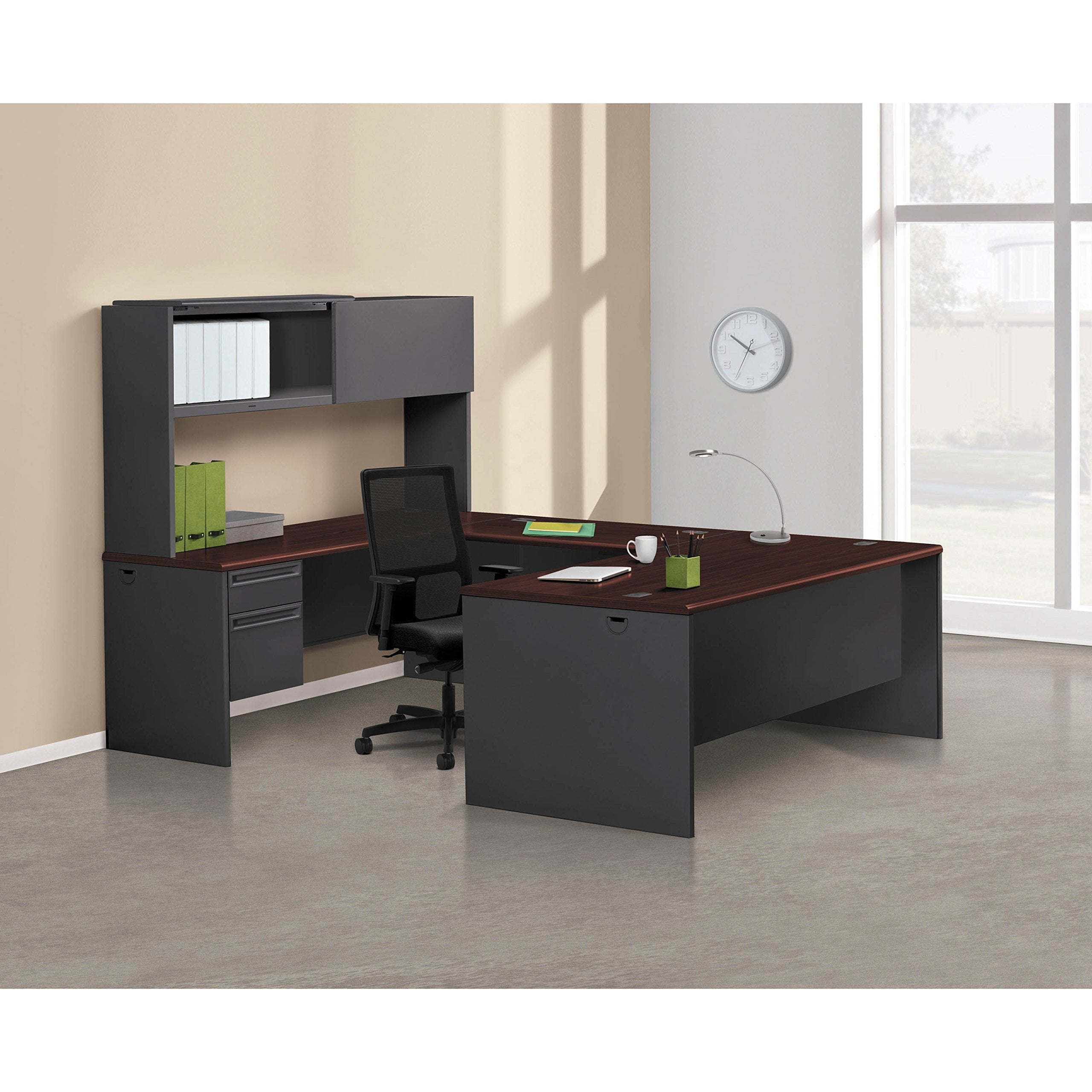 Hon 38000 Series Double Pedestal Desk Desk,60X30,Dbl Ped,My/Ccl (Pack Of2)