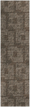 Addison Rugs Eleanor Aer31 Brown 2'3" X 7'6" Indoor Outdoor Hallway Runner Rug, Easy Clean, Machine Washable, Non Shedding, Kitchen Area Carpet For Bathroom, Patio, Laundry And Bedroom Rug