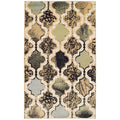 Superior Indoor Large Area Rug, Jute Backed, Perfect for Living/ Dining Room, Bedroom, Office, Kitchen, Entryway, Modern Geometr