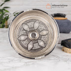 Alisveristime Traditional Turkish Bath Hammam Bowl With Authentic Motifs (440Gr (15.50 Oz) Made Of Zinc (7.87-Inch Diameter) (Si