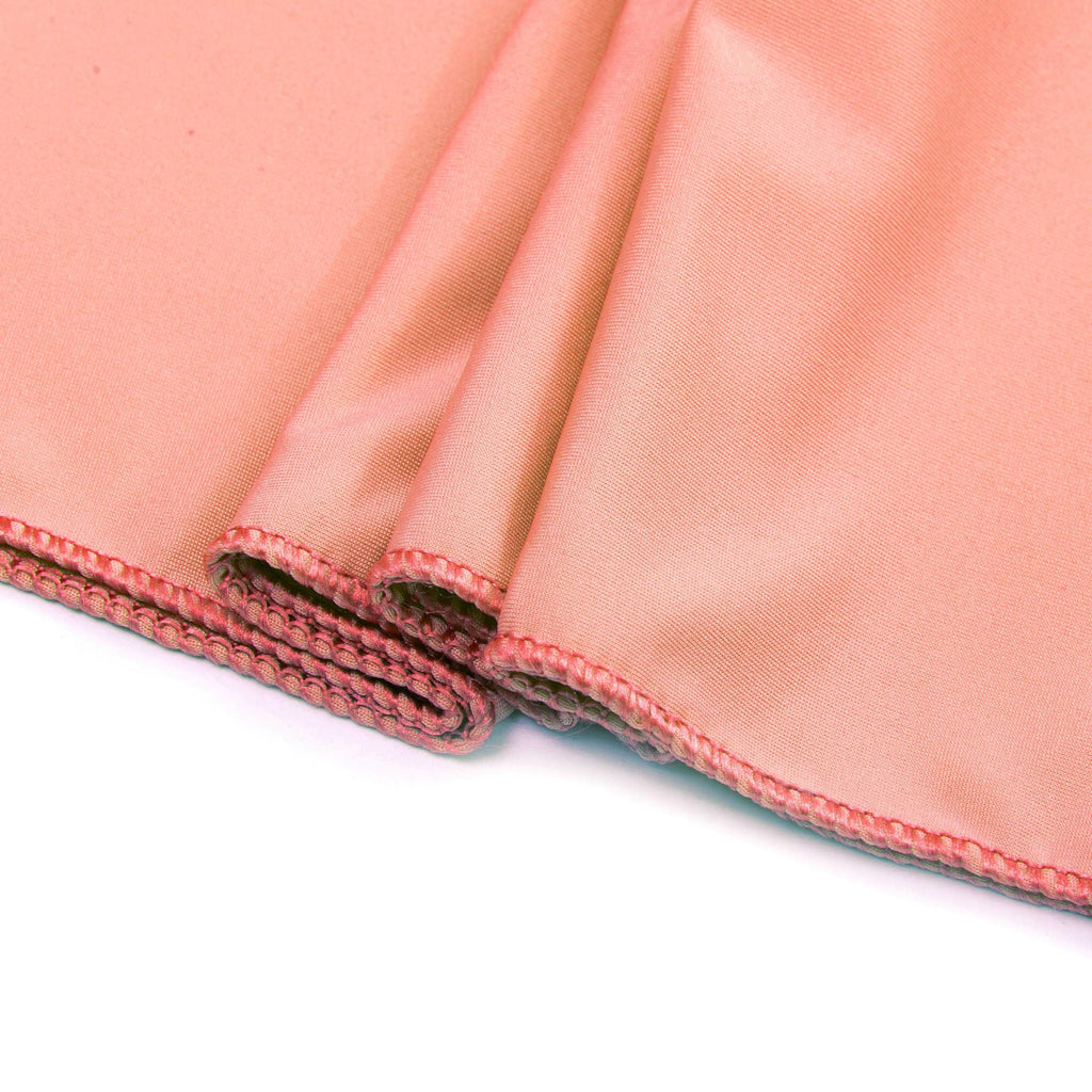 Mds Pack Of 50 Spandex Chair Sashes Bow Sash Elastic Chair Bands Ties Without Buckle For Wedding And Events Decoration Spandex Slider Sashes Bow - Peach