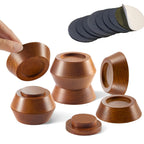 Bed Risers, Furniture Risers (Set Of 8-Height 1') Can Be Adjusted To 2' 3'Or 4', Lifts Furniture Risers, Solid Natural Wood