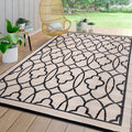 Reversible Mats - Outdoor Rugs 9'X12' For Patios Clearance, Plastic Straw Rugs Waterproof, Portable, Outdoor Rv Camping Rug, Gar