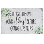 Luvadian Please Remove Your Shoes Doormat - Shoes Off Doormat, Take Off Your Shoes Door Mat, Funny Welcome Mats For Front Door,