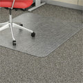 Lorell Rectangular Chair Mat, 46" x 60", Clear, Standard Lip (LLR02158)