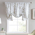 Laura Ashley Home - Cotton Pole Top Valance, Stylish & Lightweight Window Treatment for Home Decor (Lindy Green, 50 x 25)