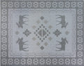 Gertmenian Indoor Outdoor Area Rug, Classic Flatweave, Washable, Stain & UV Resistant Carpet, Deck, Patio, Poolside & Mudroom, 6