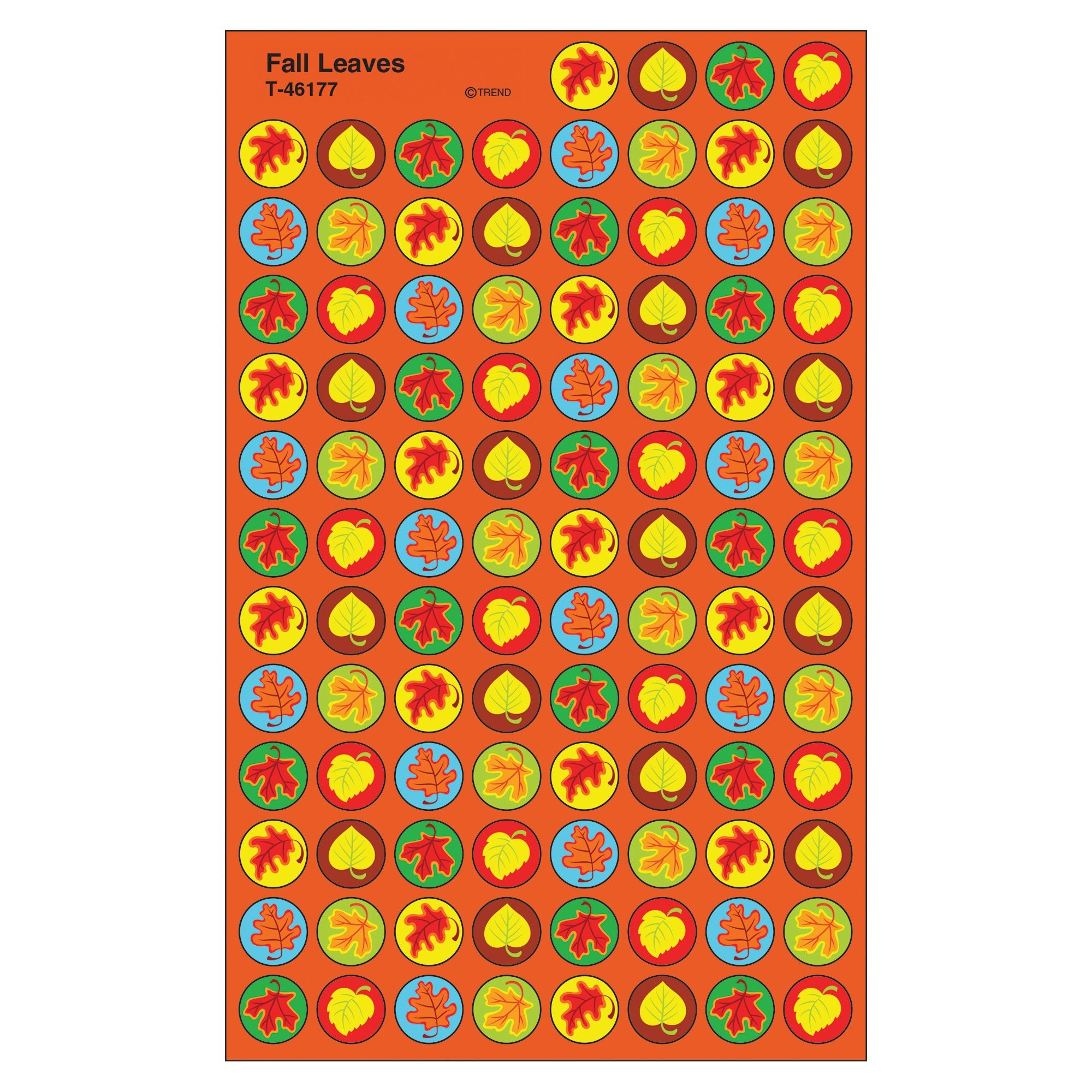Trend Fall Leaves Superspots Stickers, Classroom Incentives, 800 Count