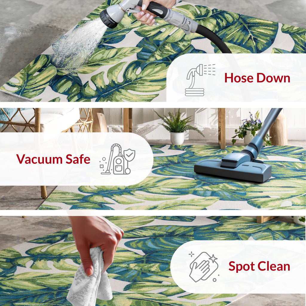 Nuloom Lisa Floral Indoor/Outdoor Accent Rug, 4' Round, Multi
