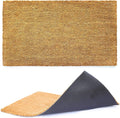 Ecomills Coco Coir Door Mat, 36' X 60' X 0.5', Great For Double Doors, Heavy Duty, Indoor Outdoor, Large Size, Non-Slip Backi
