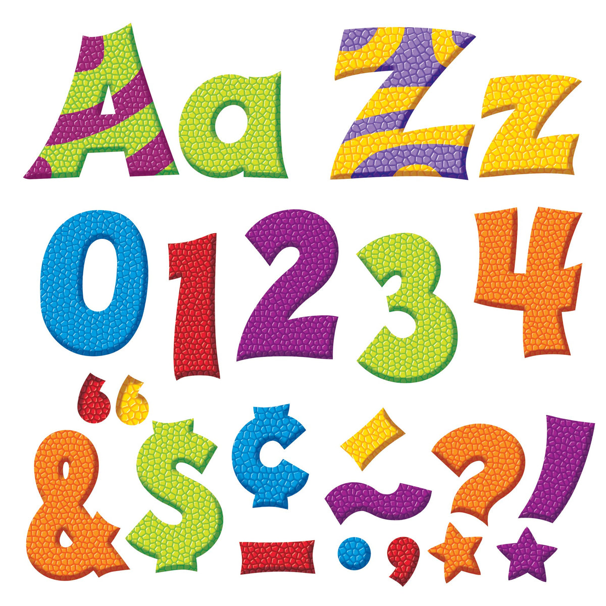 Trend Enterprises, Inc. Dino-Mite Pals 4' Friendly Combo Ready Letters